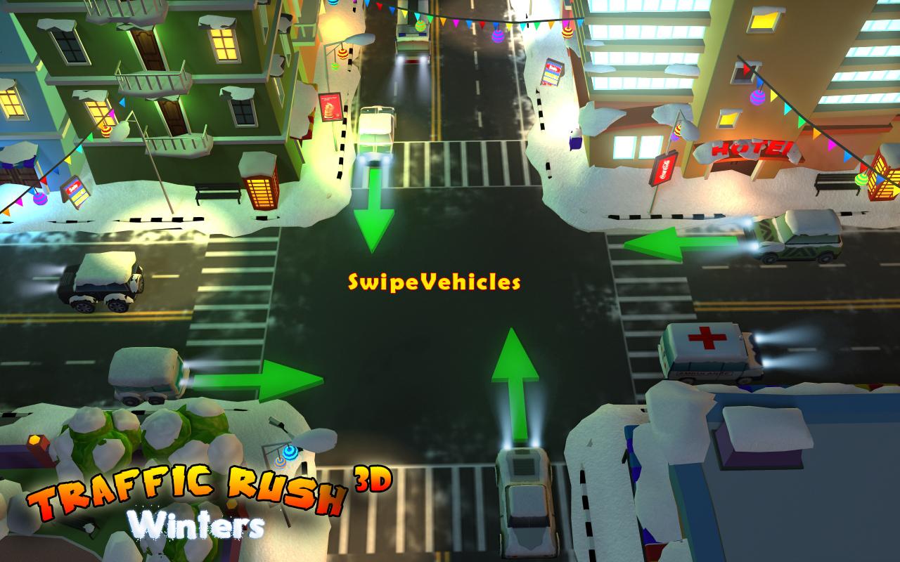 Скачать Traffic Rush Winters 3D 1.1 для Android