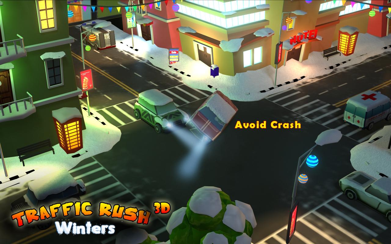 Скачать Traffic Rush Winters 3D 1.1 для Android