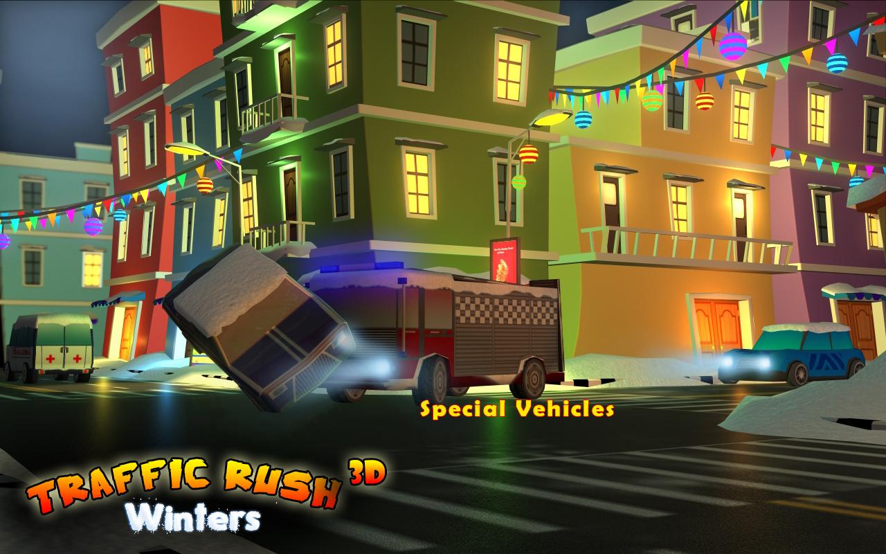 Скачать Traffic Rush Winters 3D 1.1 для Android