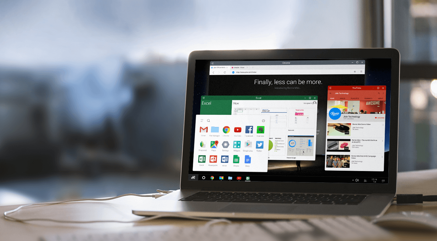 Анонсирована Remix OS 2.0 — оболочка Android в стиле десктопной ОС