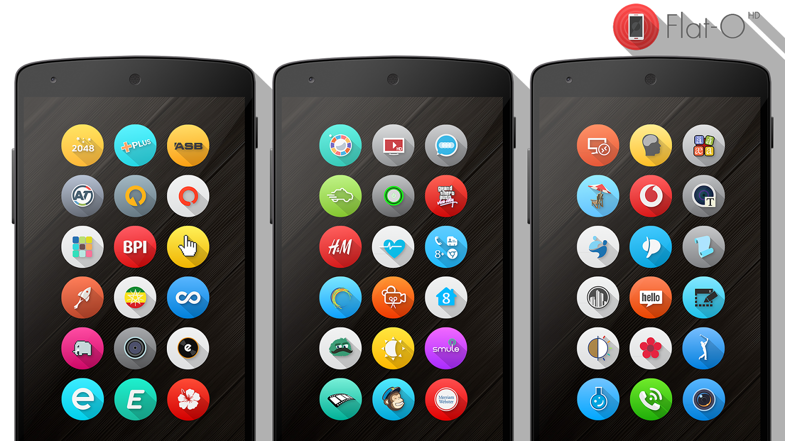 Скачать Flat-O Icons 7.0.A для Android