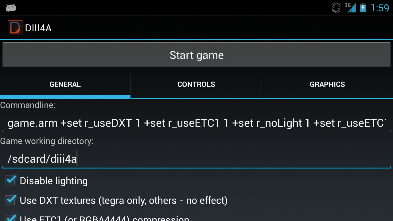 Скачать DIII4A (source port of doom 3) 1.1 для Android