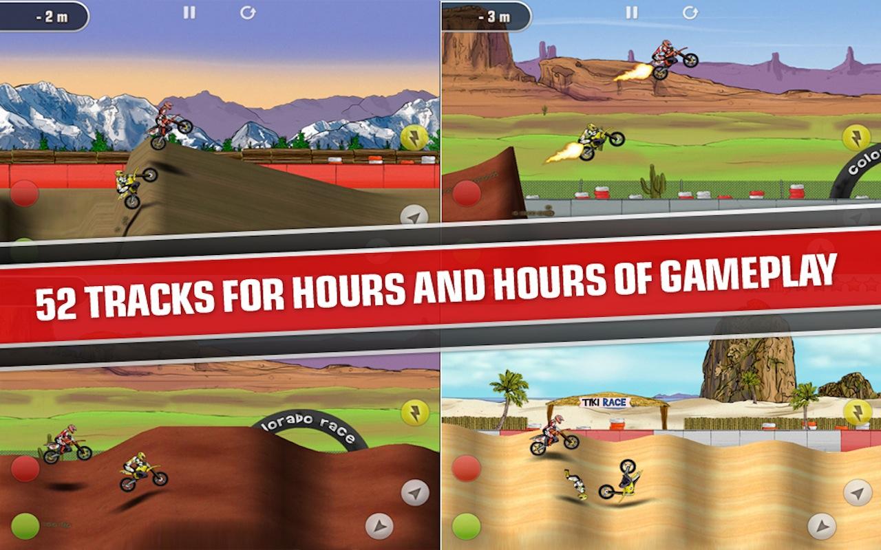 Скачать Mad Skills MX 1.2.0 для Android, iPhone / iPad, iPad