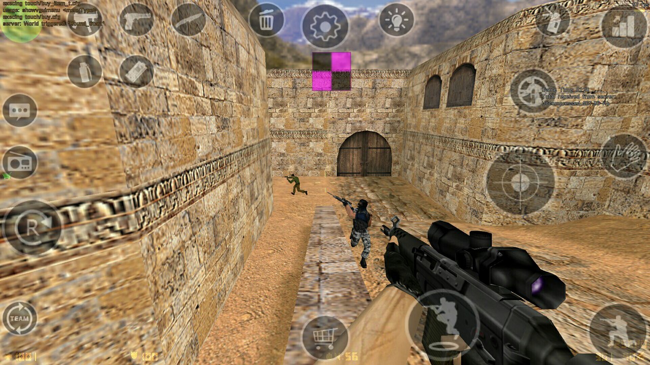 В рамках проекта Xash3D на Android портирована Counter-Strike 1.6