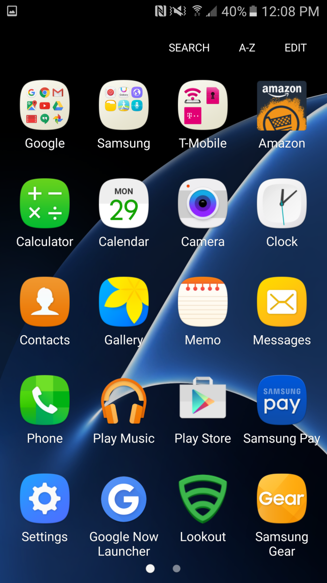 Как выглядит TouchWiz на новых Samsung Galaxy S7