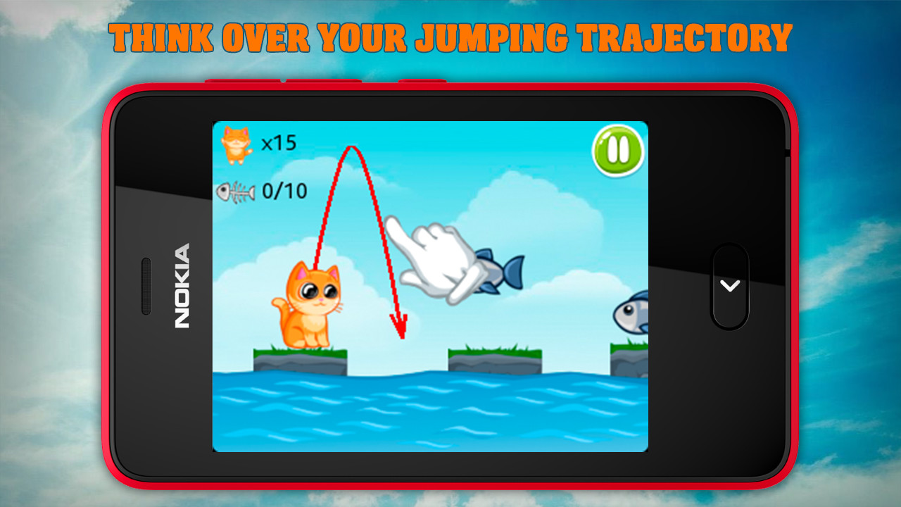 Скачать Jumping Kitten — Fishing Time для Java