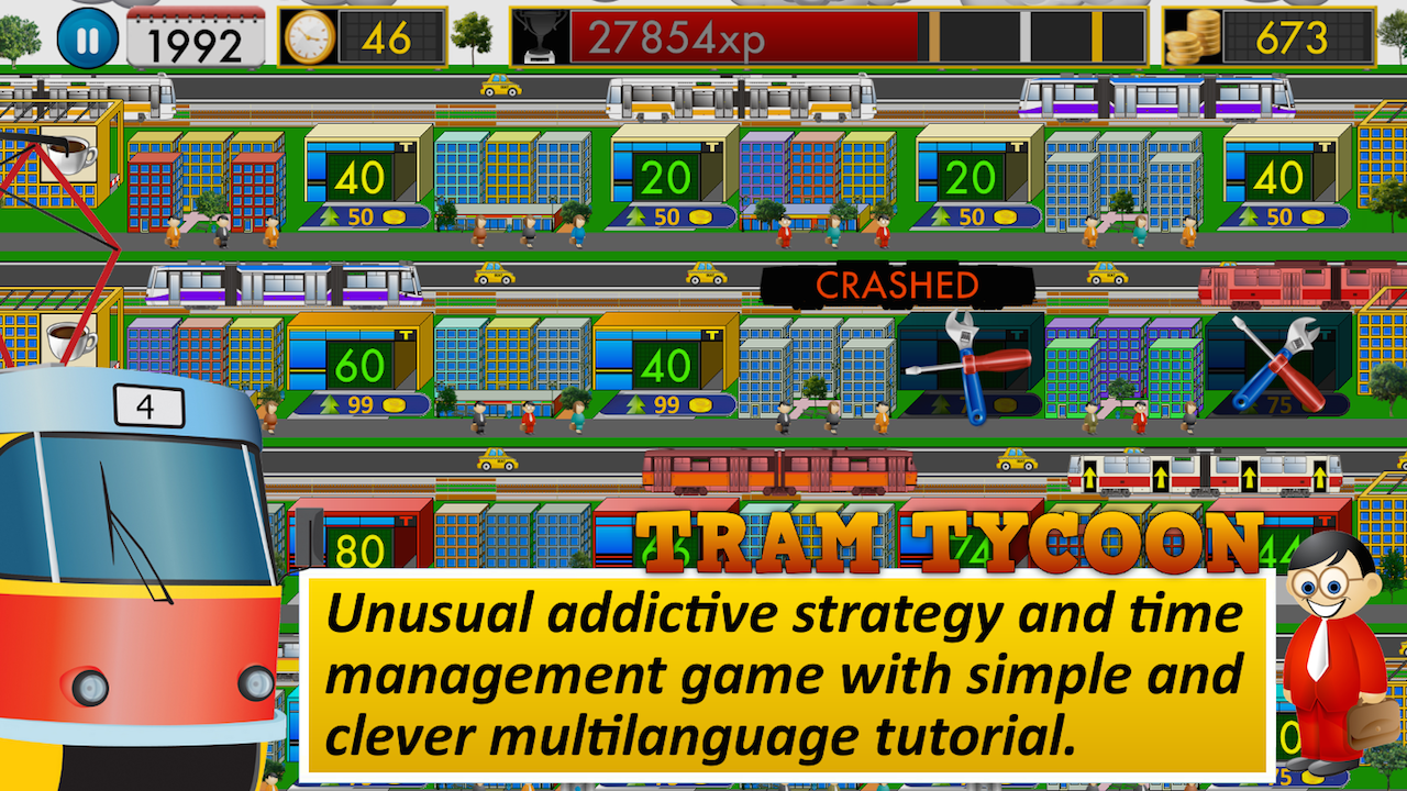 Скачать Tram Tycoon 1.2024.1 для Android