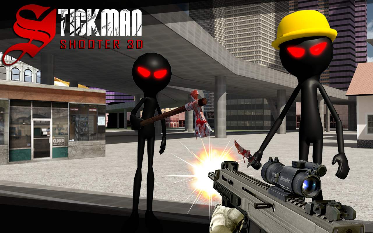 Скачать Stickman Shooter 3D 1.4 для Android