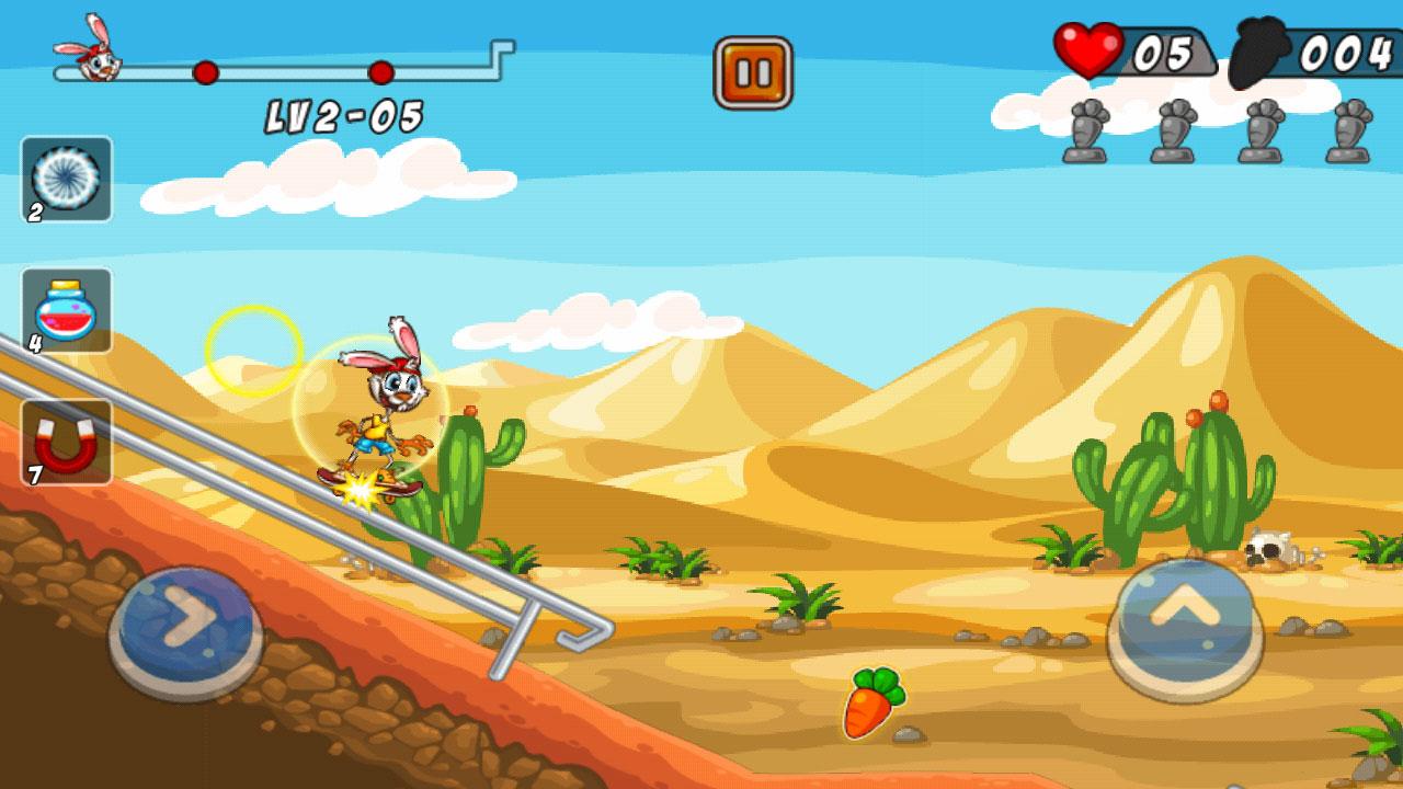 Скачать Bunny Skater (Скейтбордист Банни) 1.7 для Android