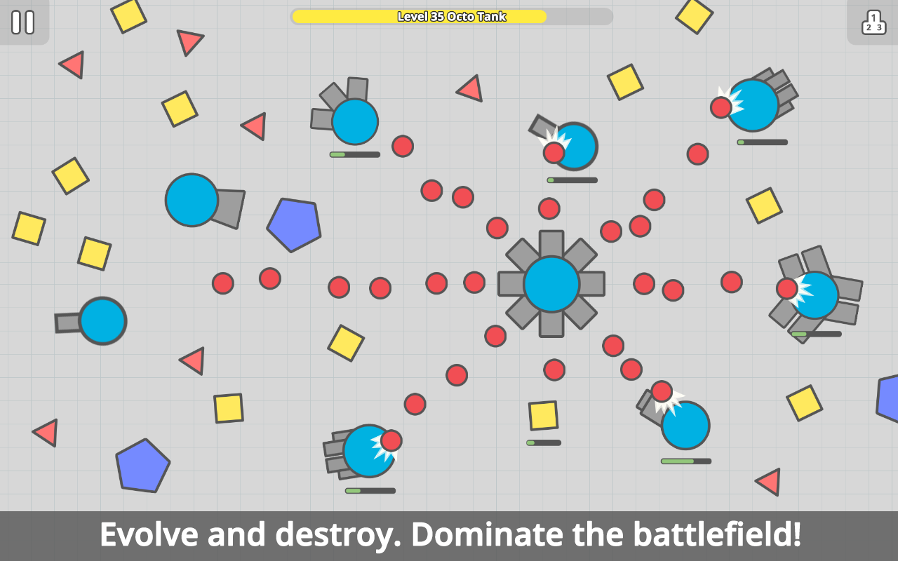 Diep.io: танковый аналог Agar.io уже на Android