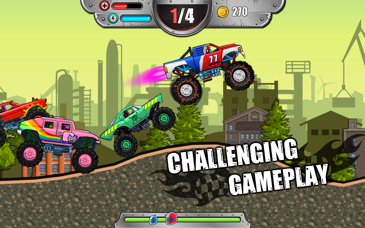 Скачать Monster Wheels: Kings of Crash 1.0 для Android