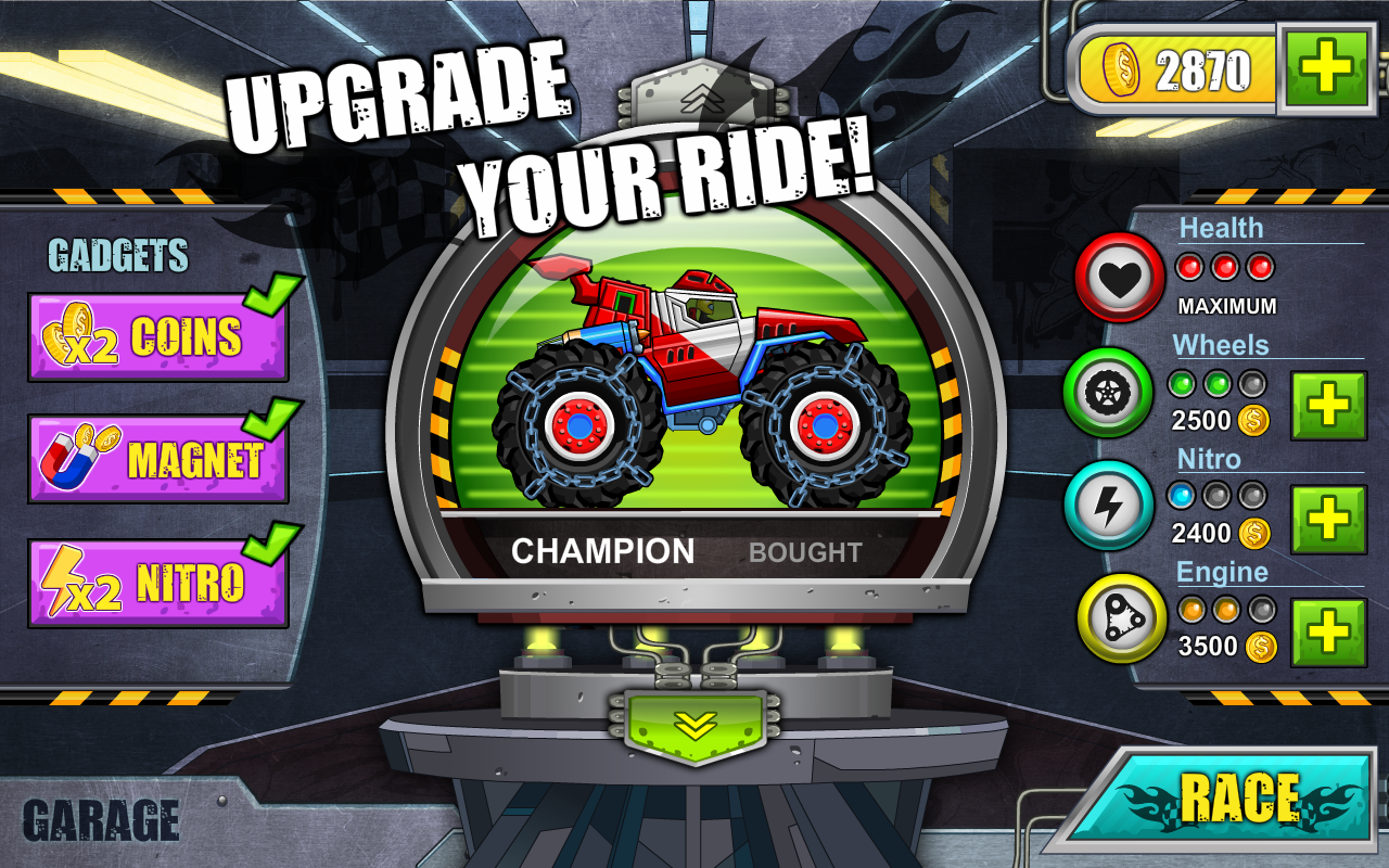 Скачать Monster Wheels: Kings of Crash 1.0 для Android