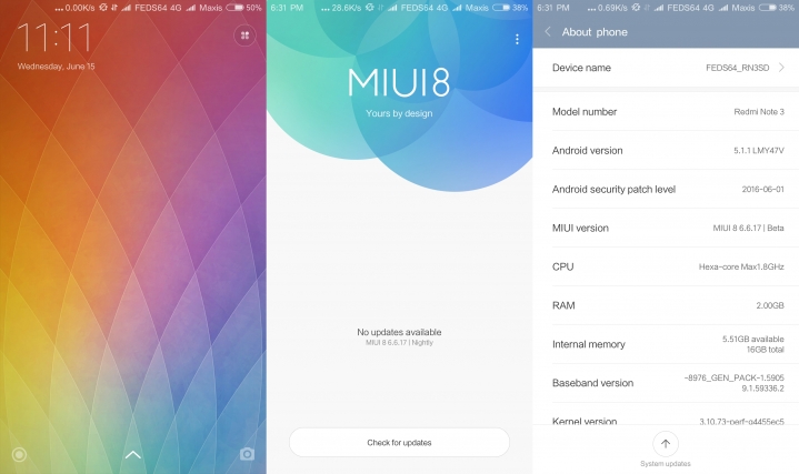 miui 8 redmi note 3