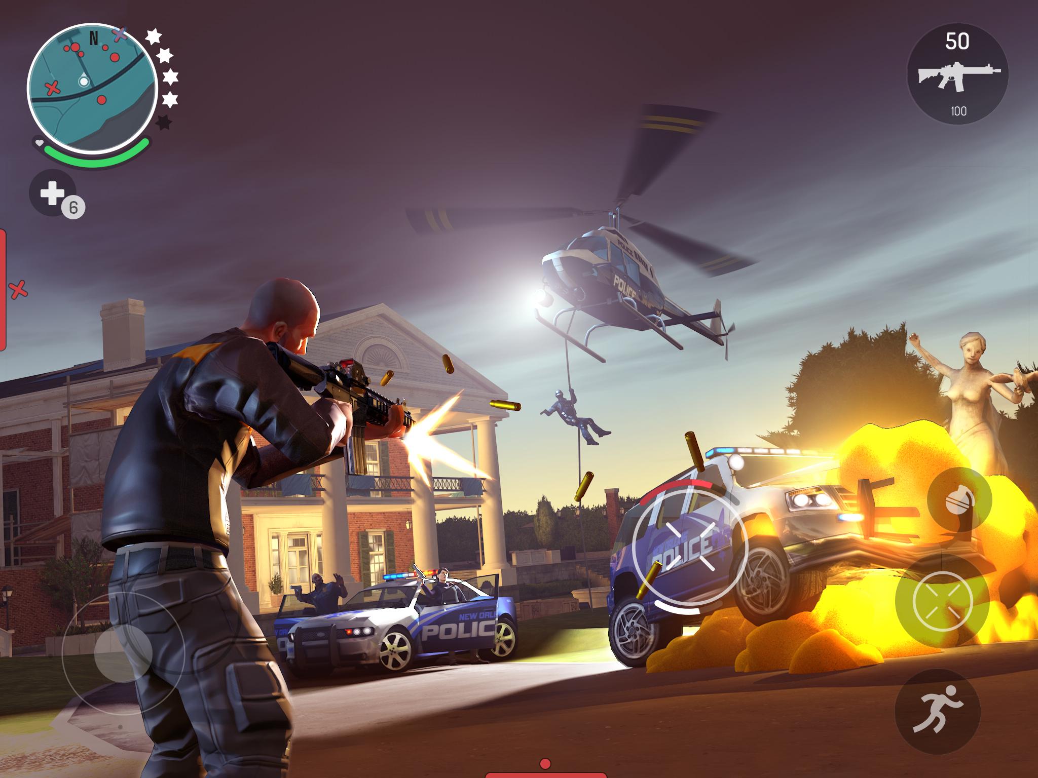 Скачать Gangstar New Orleans для Android