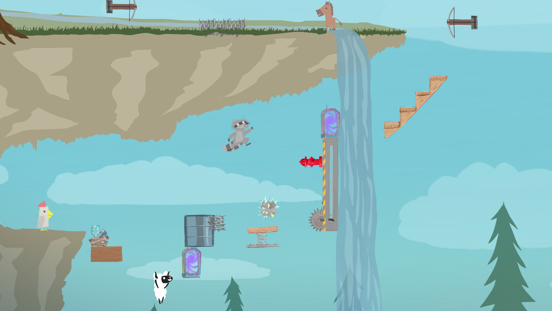 Скачать Ultimate Chicken Horse 1.0.55 для Android