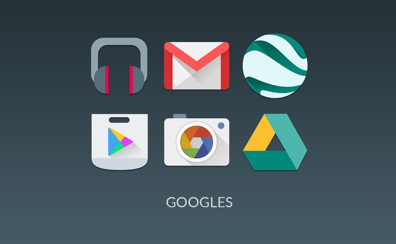 Скачать MATERIALISTIK ICON PACK 7.6 для Android