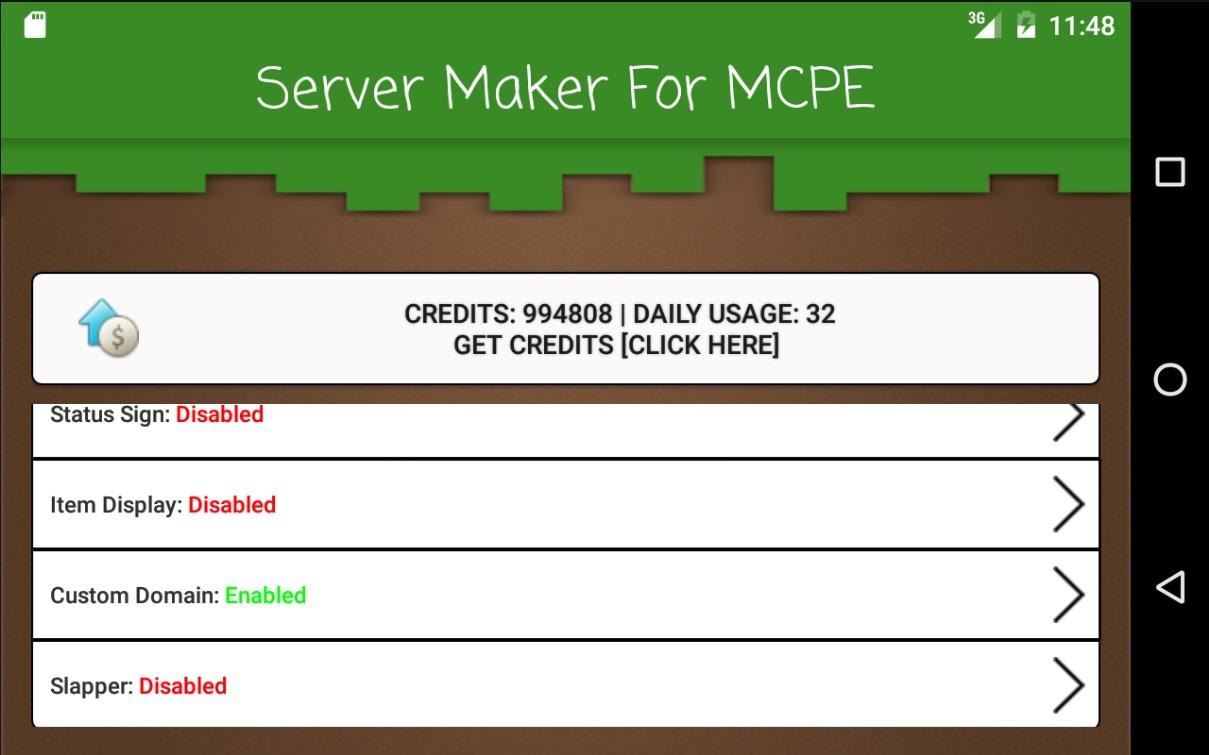 Mcpe server maker