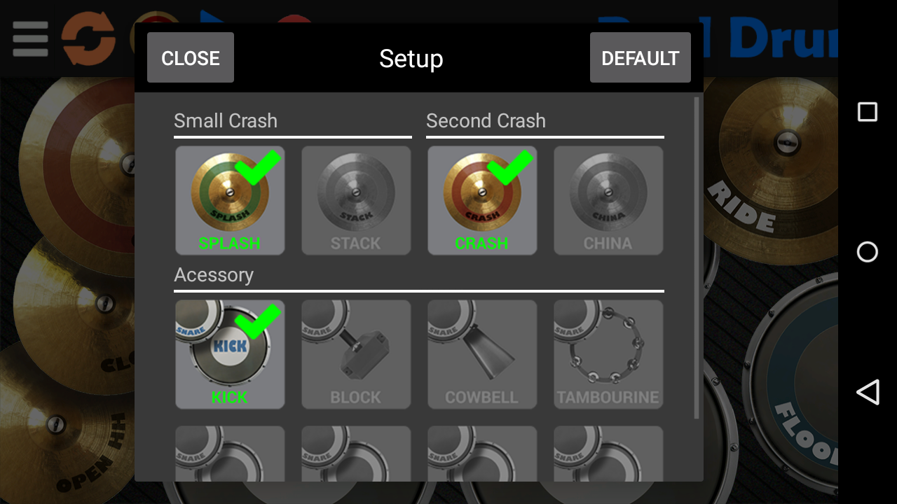 Скачать Real Drum 11.1.3 для Android