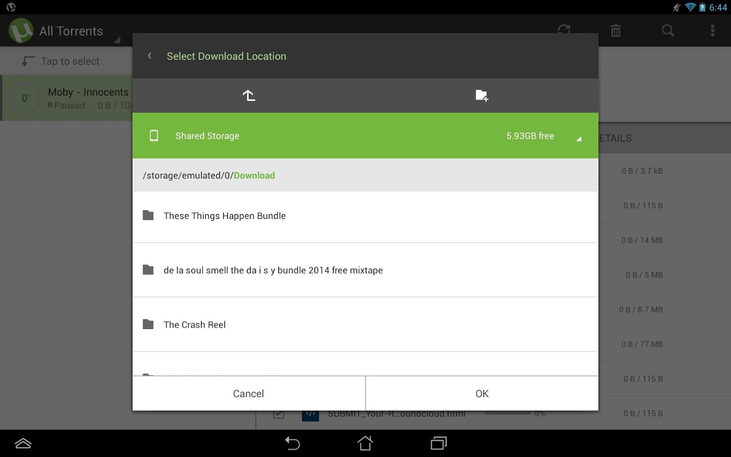 Скачать µTorrent 8.1.4 для Android