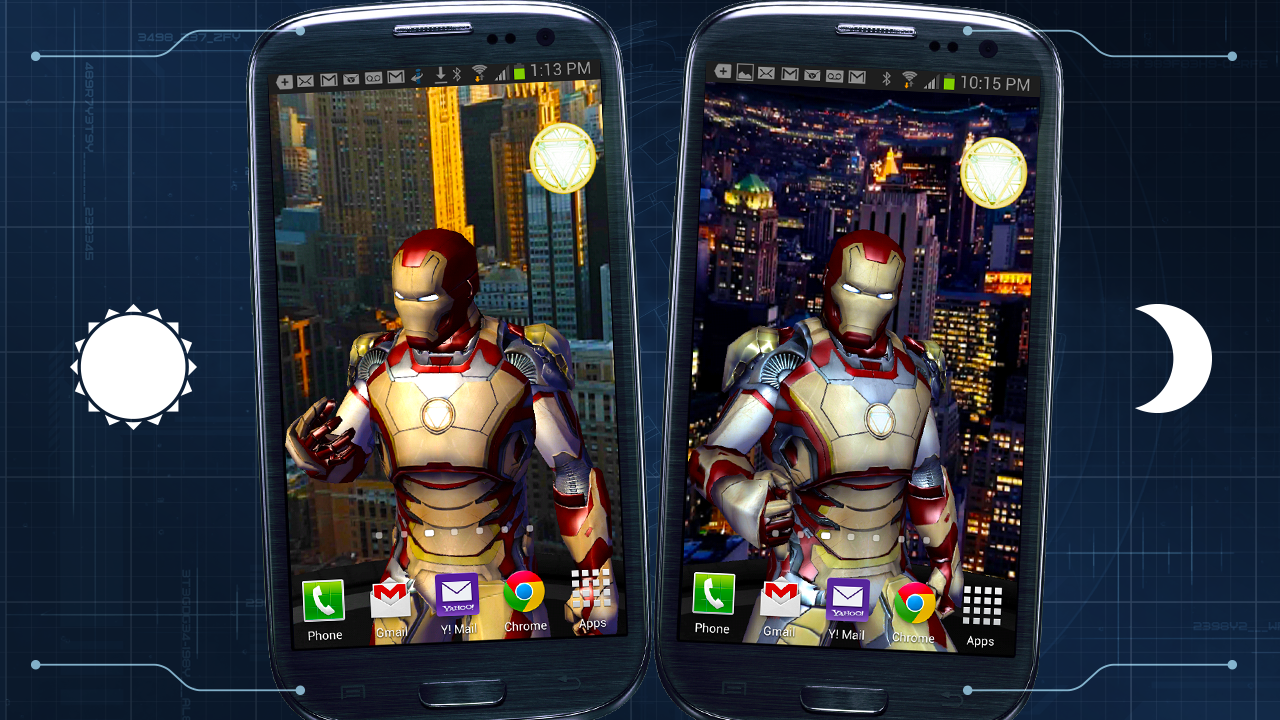 Скачать Iron Man 3 Live Wallpaper 1.28 для Android