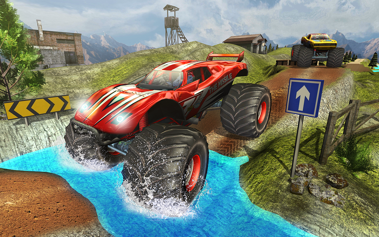 Скачать Monster Truck Hill Racing 2.0 для Android