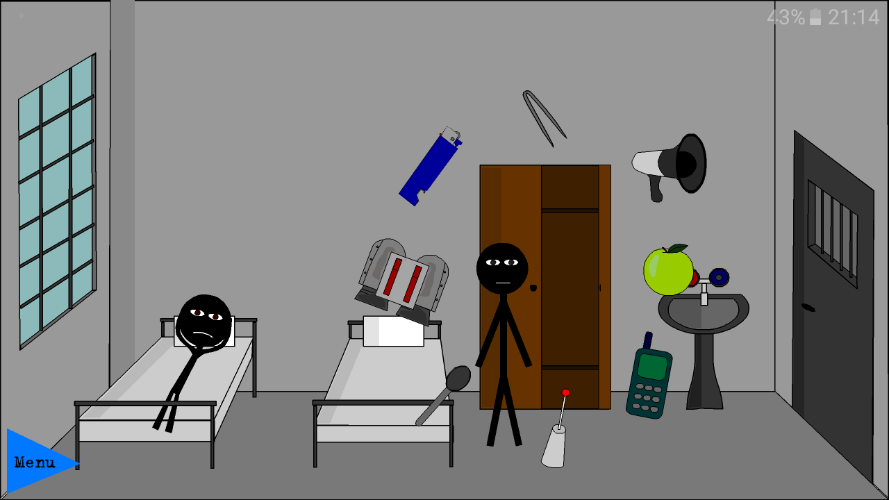 Скачать Stickman escape madhouse 1.8 для Android, iPhone / iPad, iPad