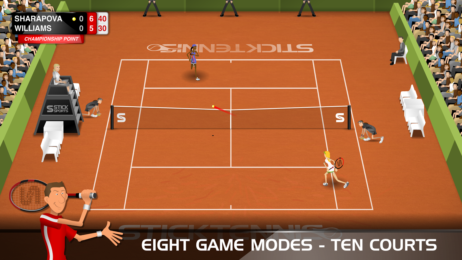 Скачать Stick Tennis 2.19.0 для Android