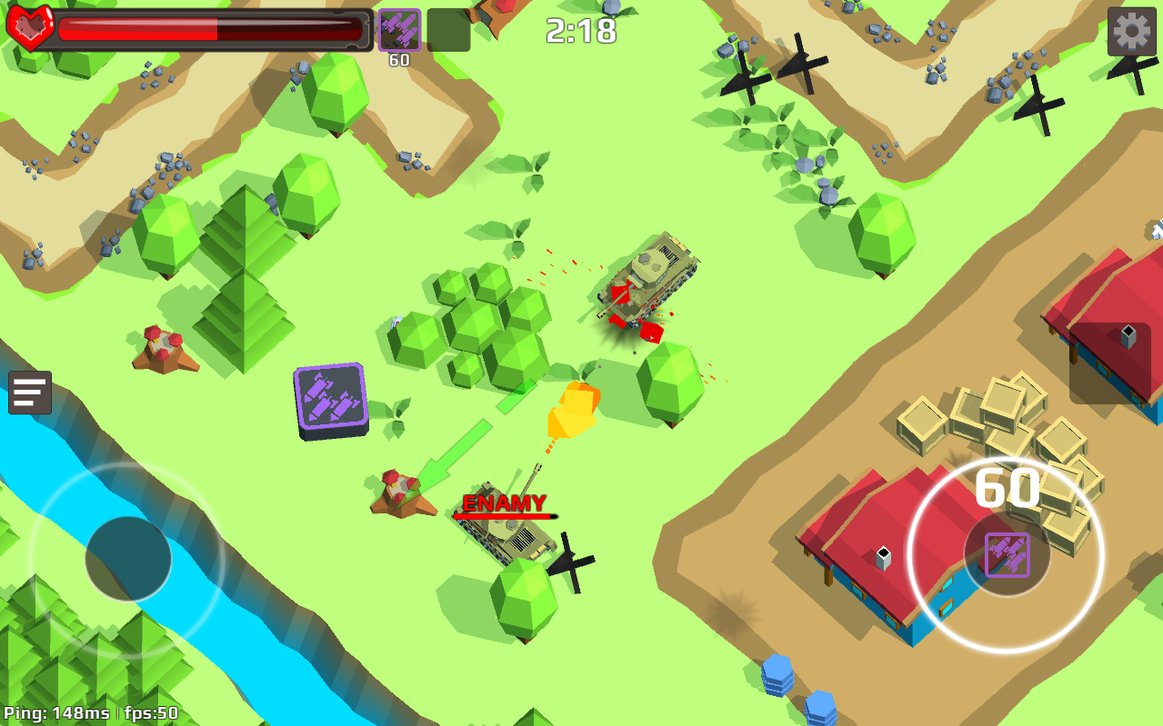 Скачать Tanks.io 1.5.1 для Android