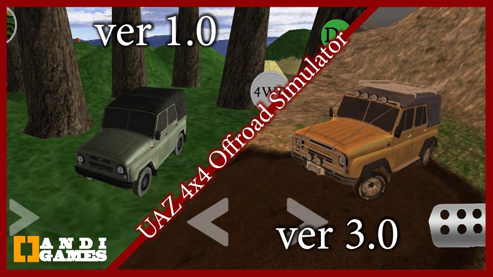 Скачать UAZ 4x4 Offroad Simulator 2 HD 3.1 для Android