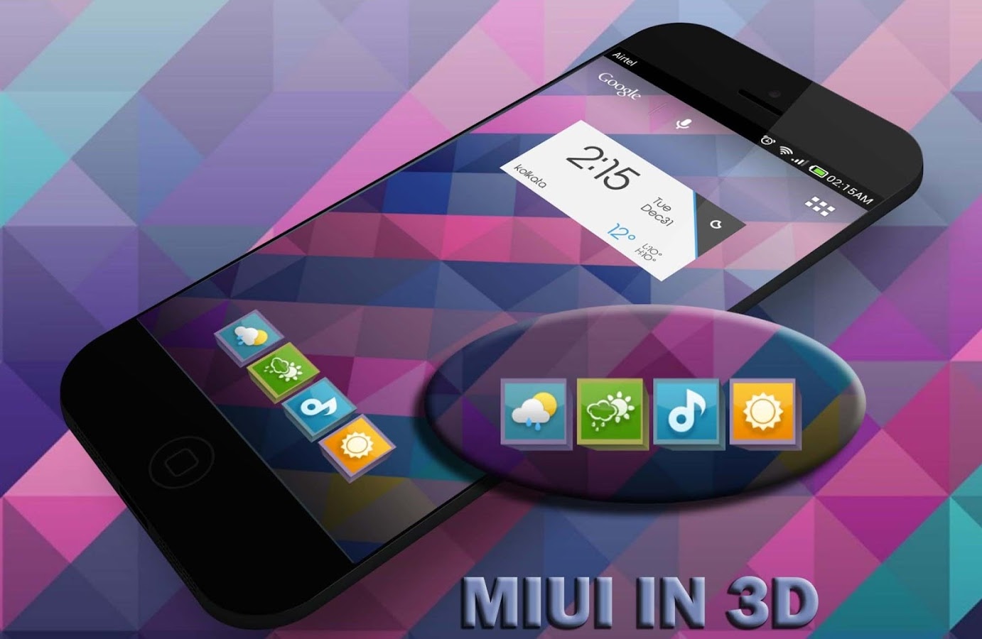 Скачать MIUI 3D ICONS 2.0.0 для Android