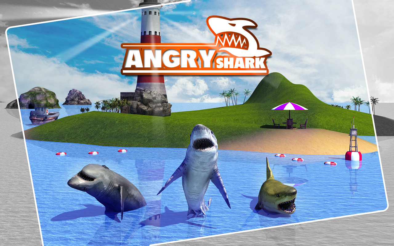 Скачать Angry Shark Simulator 3D 1.6 для Android