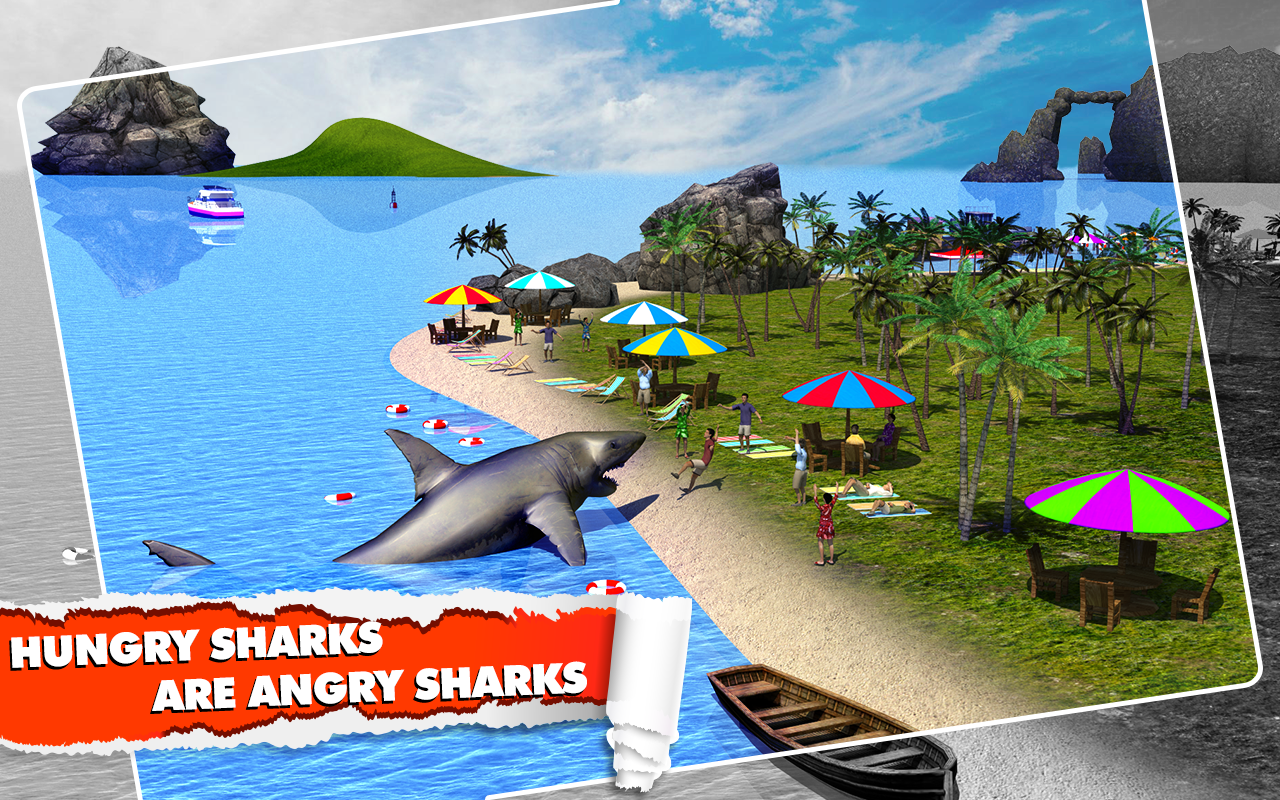 Скачать Angry Shark Simulator 3D 1.6 для Android