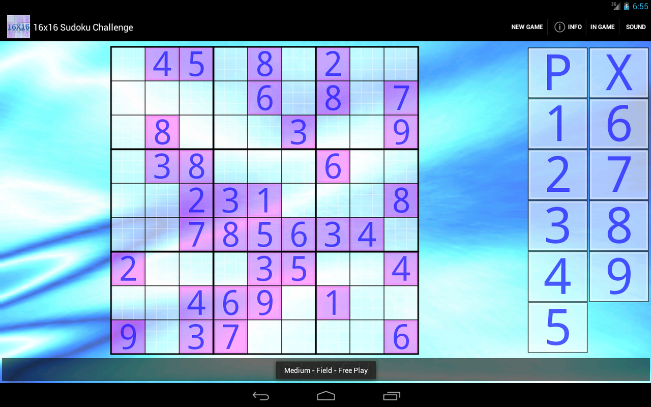 Скачать 16x16 Sudoku Challenge 3.16 для Android