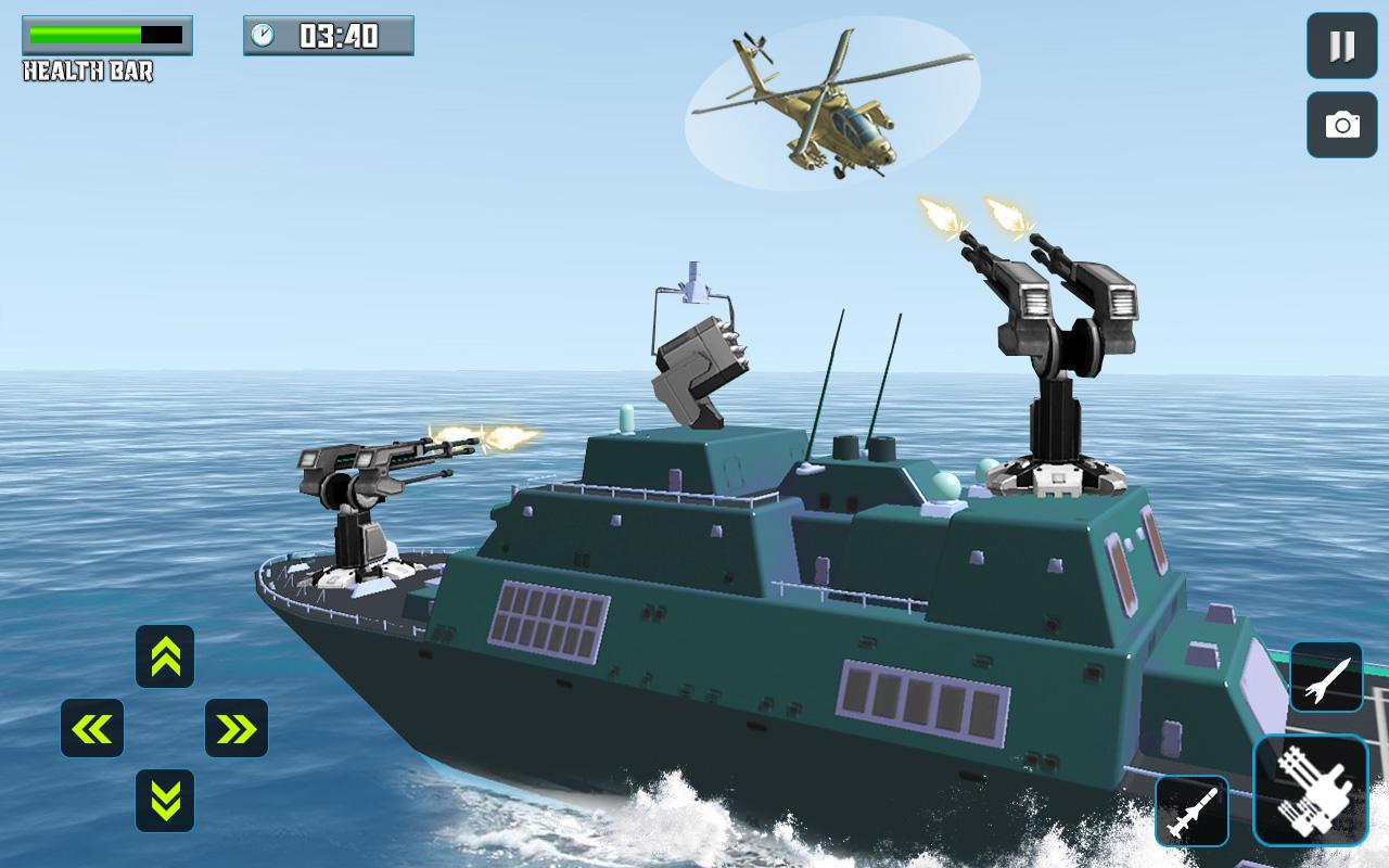 Скачать Us Army Ship Battle Simulator 7.0 для Android