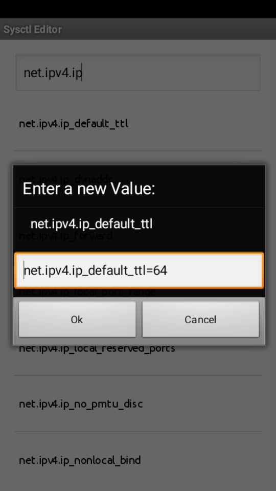 Скачать Sysctl Editor 2.0 Для Android