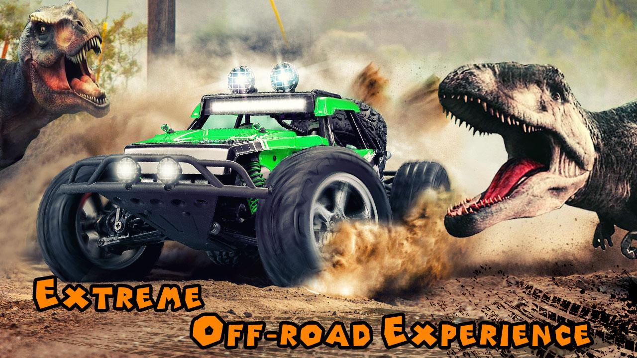 Скачать Dino World Car Racing 1.3 для Android