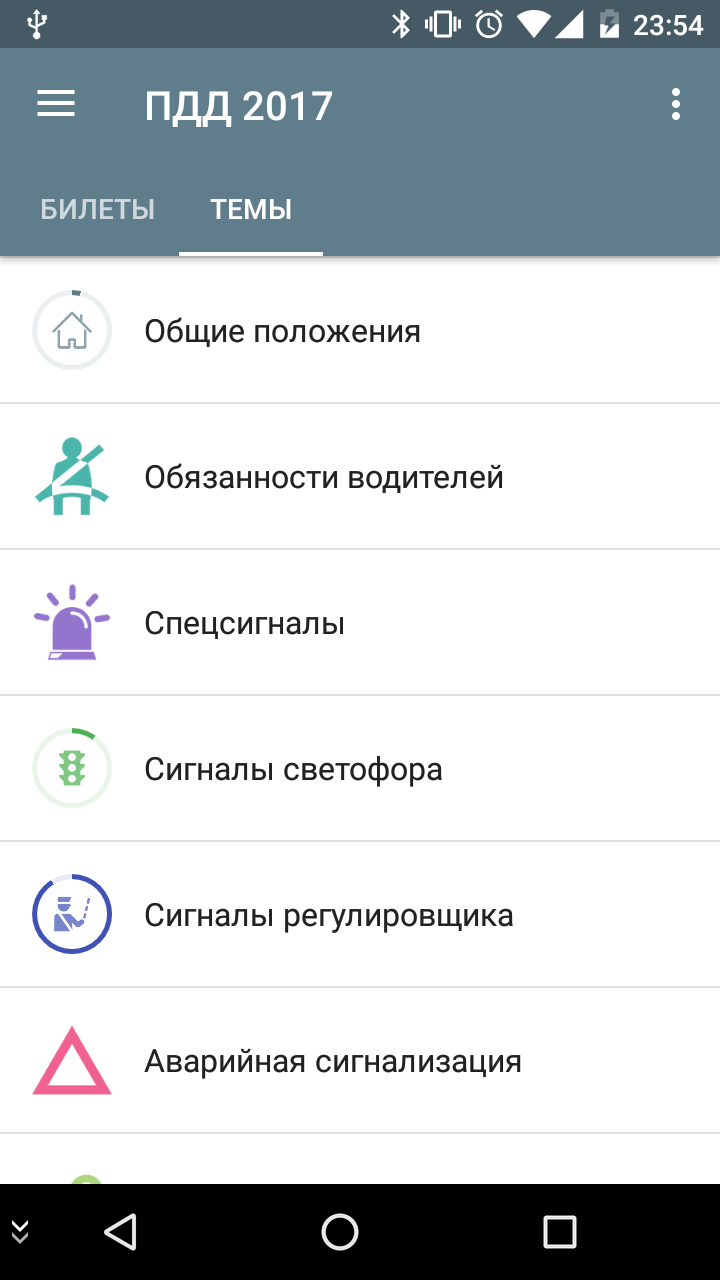 Скачать Билеты ПДД 2023 Экзамен ABM CD 4.9 для Android