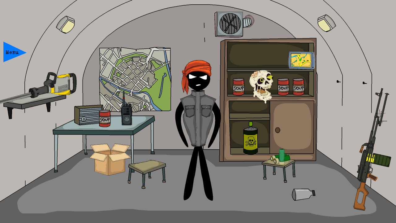 Скачать Stickman bunker 1.4 для Android