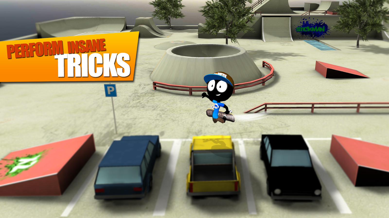 Скачать Stickman Skate Battle 2.3.4 для Android