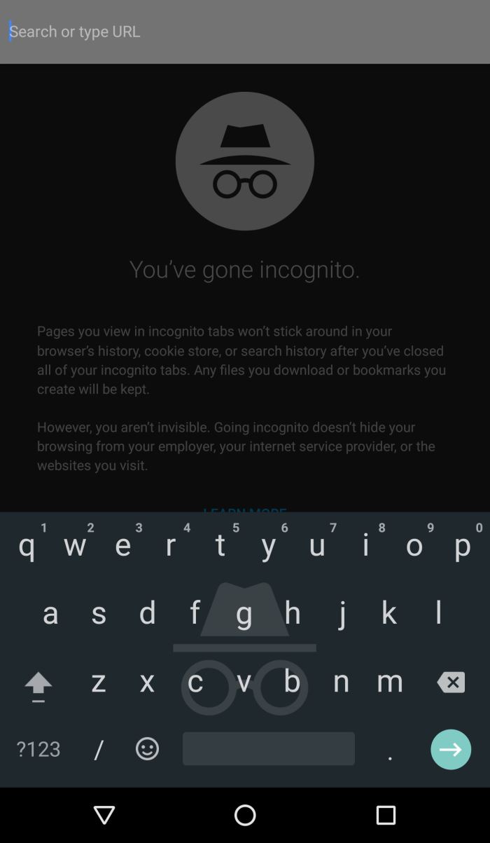 режим инкогнито на клавиатуре в телефоне что (99) фото