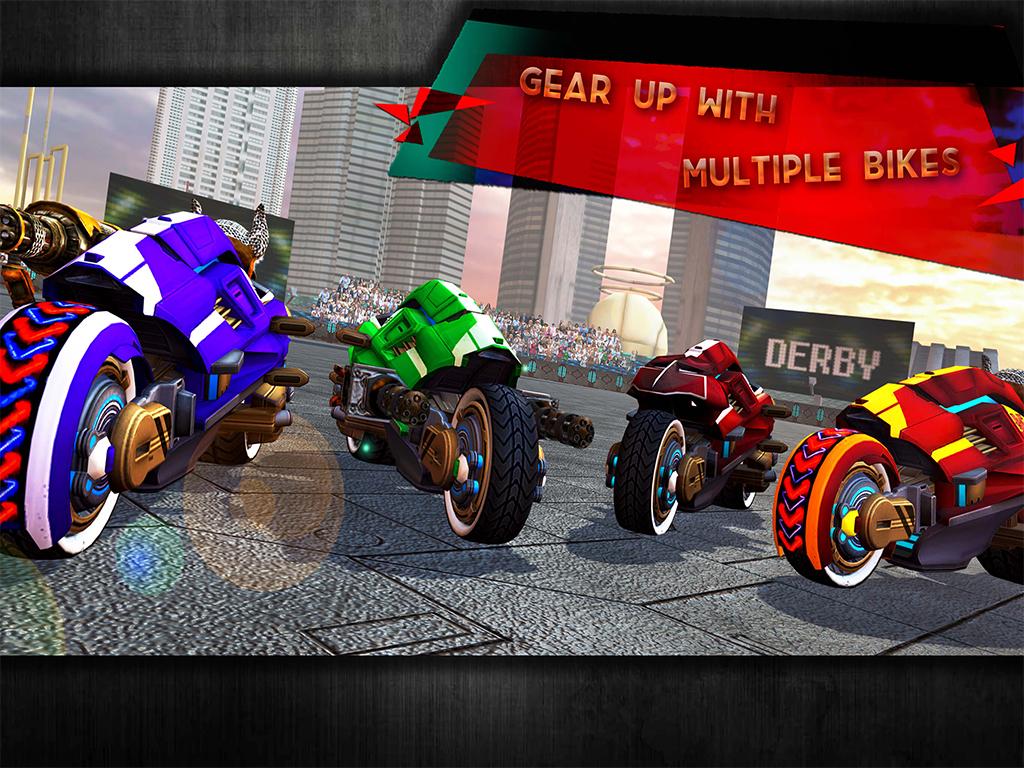 Скачать Demolition Derby Future Bike Wars 1.1 для Android