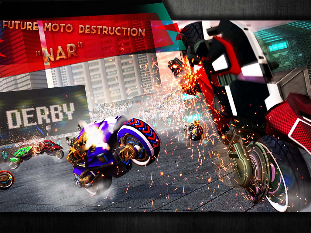 Скачать Demolition Derby Future Bike Wars 1.1 для Android