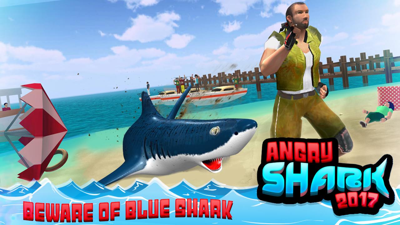 Скачать Angry Shark 2017: Simulator Game 1.5 для Android