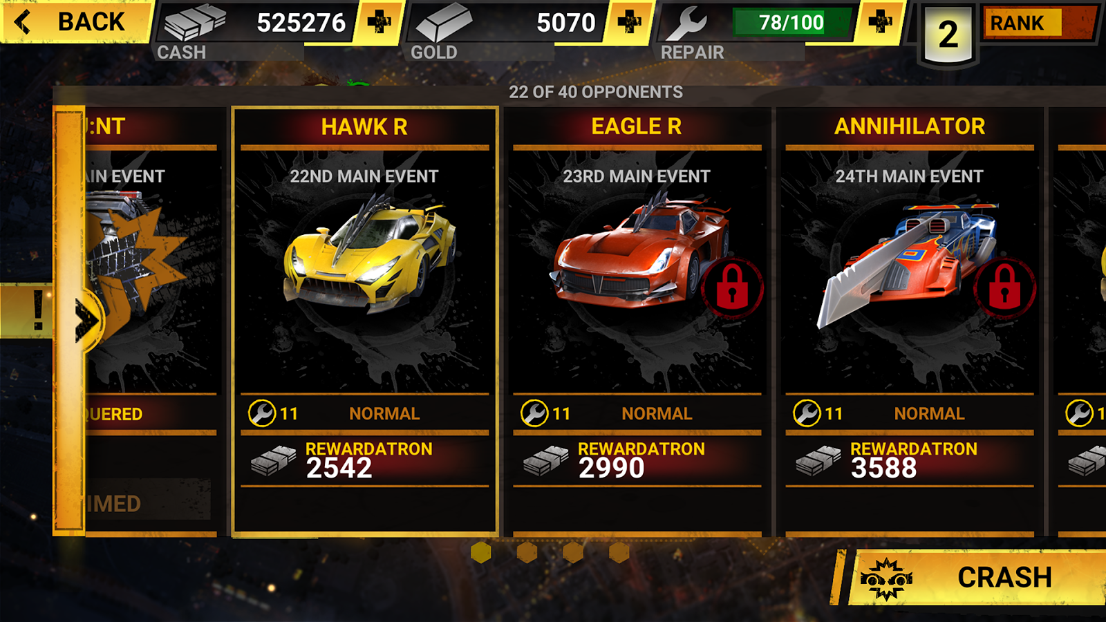 Скачать Carmageddon: Crashers 56301.5380 для Android