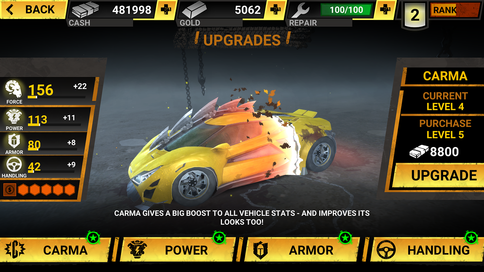 Скачать Carmageddon: Crashers 56301.5380 для Android