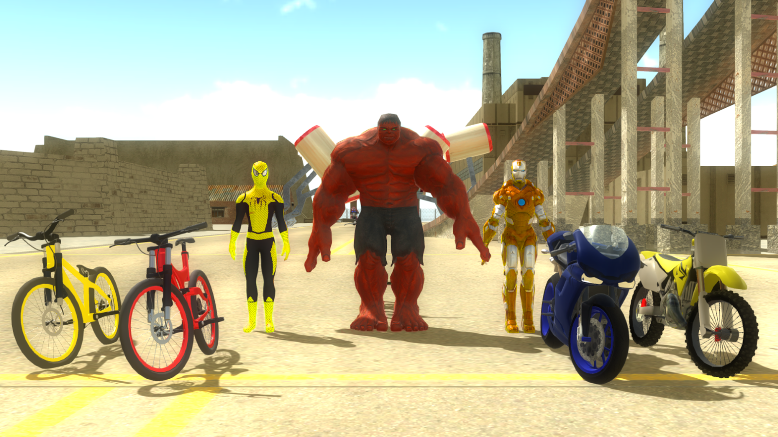 Скачать Wheels of Superheroes 2.0 для Android