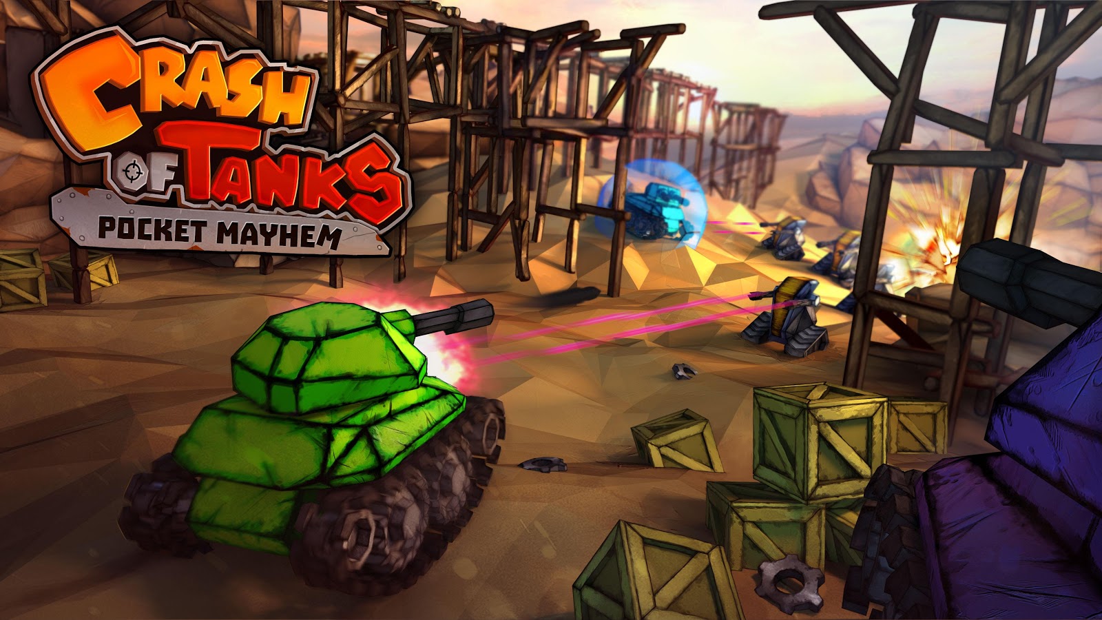 Скачать Crash of Tanks 1.1.23 для Android, iPhone / iPad