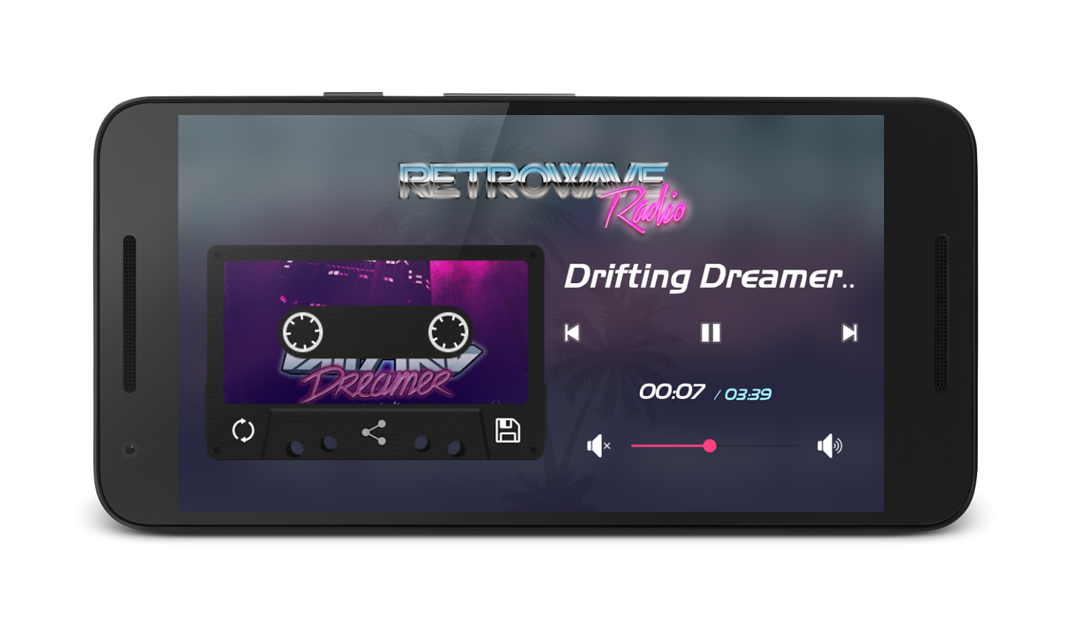 Скачать Retrowave Radio 3.7.2 для Android, iPhone / iPad