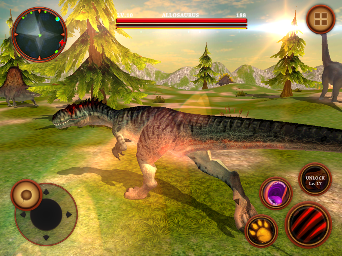 Скачать Allosaurus Simulator : Dinosaur Survival Battle 3D 1.0.1 для Android