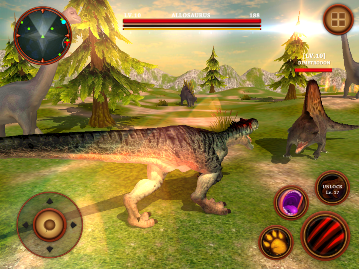 Скачать Allosaurus Simulator : Dinosaur Survival Battle 3D 1.0.1.